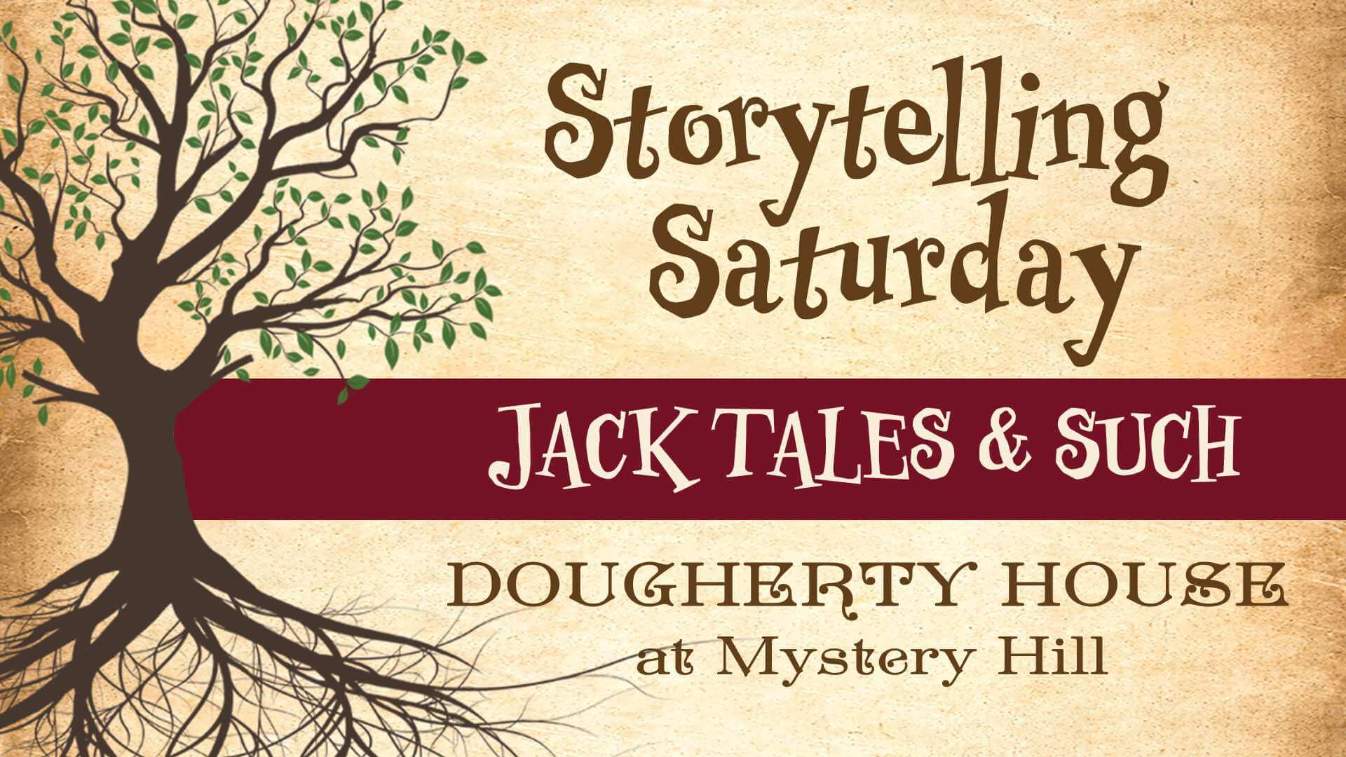 storytelling saturday at mystery hill