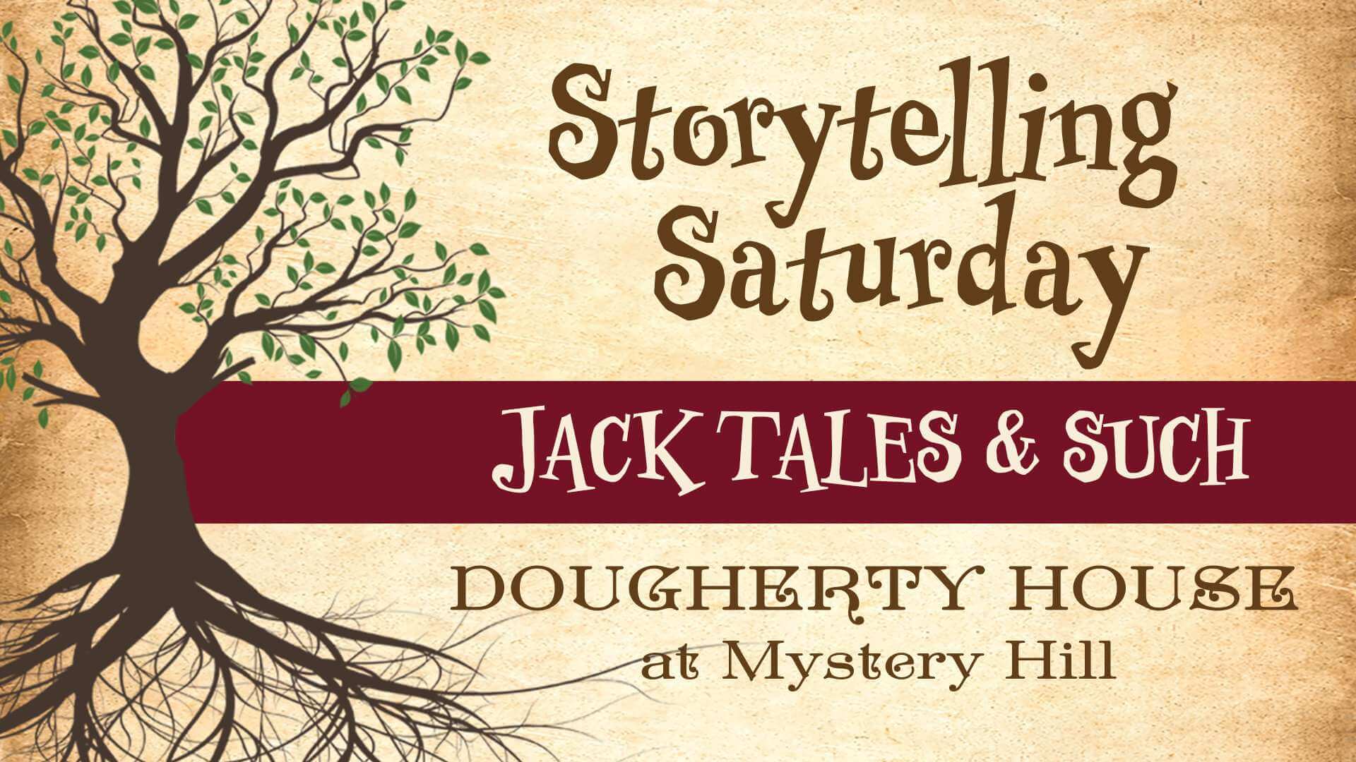 storytelling saturday at mystery hill